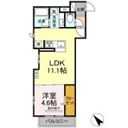 D'Bless鶴見市場の間取り画像