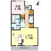 ヴィラコスモスの間取り画像