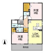 メゾン・ヴェール Y・Tの間取り画像
