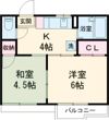 バードピアEの間取り画像