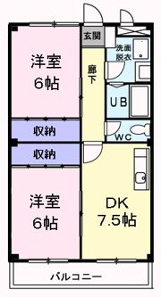 ビューシャトルの間取り画像