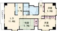 表町プリンスハイツの間取り画像