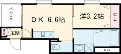 ステーションテラス別府の間取り画像