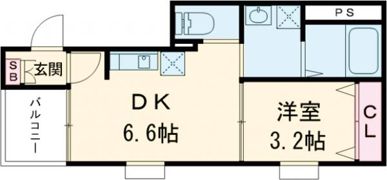 ステーションテラス別府の間取り画像