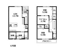 メゾンクレスト大門Ⅰの間取り画像