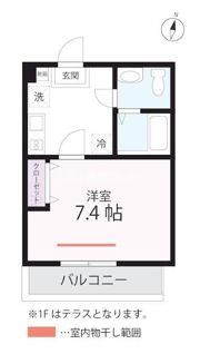 QUIET CRAB HOUSE 鶴見浅野（仮）の間取り画像