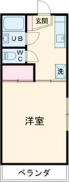第2錦フルーツコーポ オレンジの間取り画像