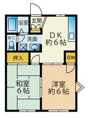 りばぶるCO－WAの間取り画像