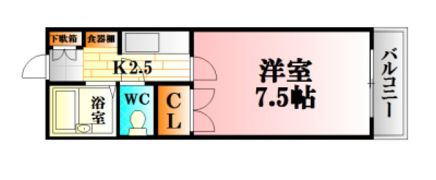レジデンス白井Ⅱの間取り画像