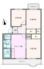 シャトーブラン村田Ⅰの間取り画像