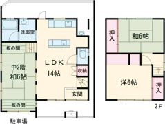 学園南3丁目戸建の間取り画像