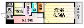 スターライツ北斗の間取り画像