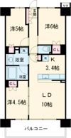 ブランシエラ東加古川の間取り画像