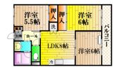 レジデンス増田の間取り画像