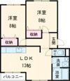 ガーデンパレスの間取り画像