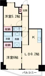 ロイヤルステージ福生の間取り画像