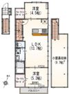 （仮称）サンライズ希望ヶ丘B棟の間取り画像