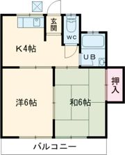 東新コーポの間取り画像
