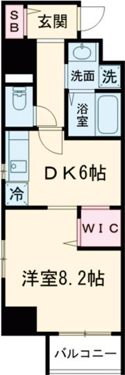 ジィクシア湘北の間取り画像