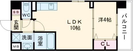コージーコート南草津の間取り画像