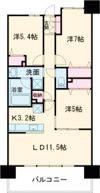 レーベン・グランデ美田園の間取り画像