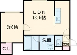 ラポールAの間取り画像