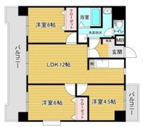 リファレンス県立大前Ⅱの間取り画像