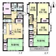 原宿4丁目戸建ての間取り画像