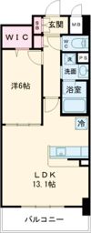 ルミナス 溝の口の間取り画像