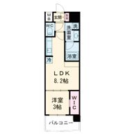 アーバネックス中崎町Ⅱの間取り画像