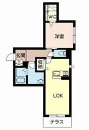 リメインらかんw棟の間取り画像