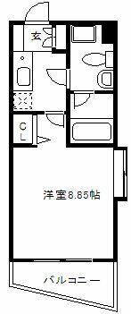 エーデル天神の間取り画像