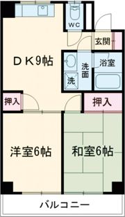 グレースマンションの間取り画像
