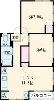 ポニーコーポラスの間取り画像