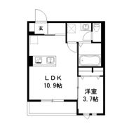 ラシーネベルズ千葉の間取り画像