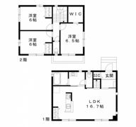 上本郷戸建貸家 B棟の間取り画像