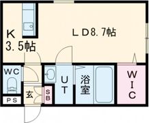 桜ハイツ相生の間取り画像