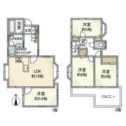 清水戸建の間取り画像