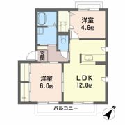 ヴィラージュの間取り画像