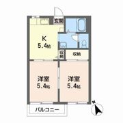 メゾン沢田II Bの間取り画像