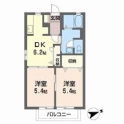 ハッピープレイス Cの間取り画像