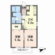 ハッピープレイス Bの間取り画像
