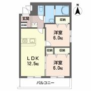 マンションドム北福島の間取り画像