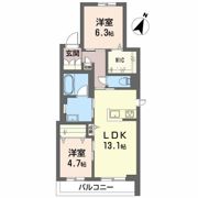 ShaMaison sanyoの間取り画像