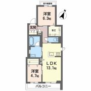 ShaMaison sanyoの間取り画像