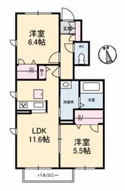 グレイス潮音B棟の間取り画像