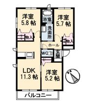 レジデンス緑町IIの間取り画像