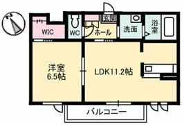レフィナード平和通りの間取り画像