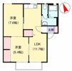 サンハイツ市の上の間取り画像