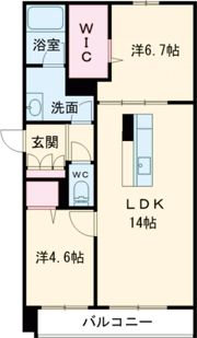 シャーメゾン藤崎宮の間取り画像